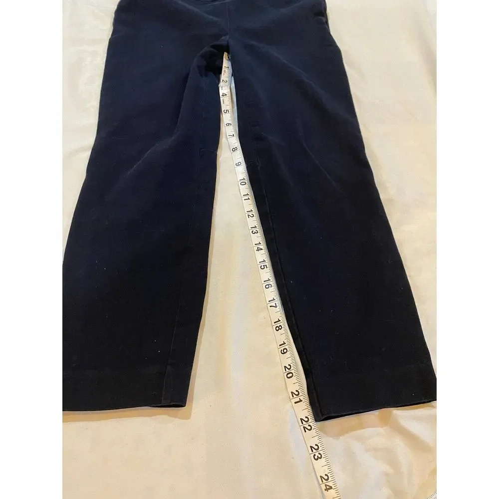 J Crew Mercantile Side‎ Zip Black Pants Women's Sz 4P Black Ankle